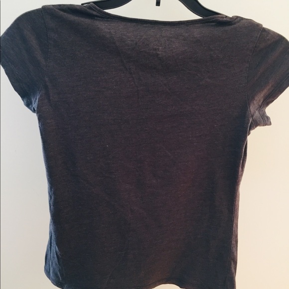 Gray tee for girls - Picture 2 of 2